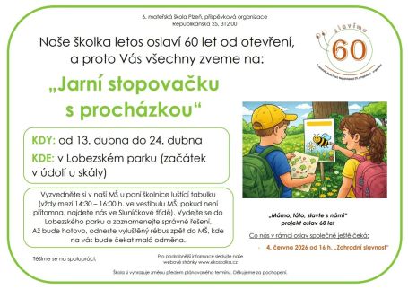 plakát jarní stopovačka